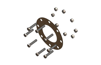 Exhaust Nut and Bolt Gasket Kits