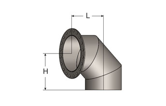 Mitred Elbow with ANSI Pattern Flange